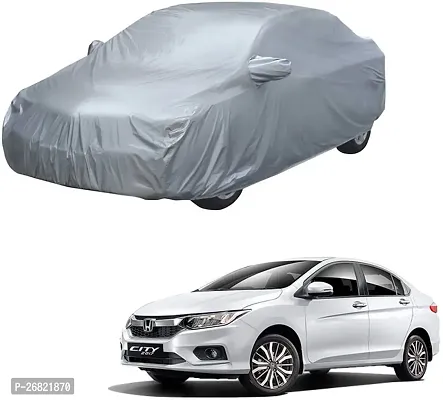 Car Cover For Honda City Zx With Mirror Pockets-thumb0