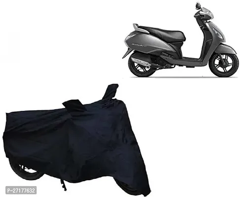 Classic Two Wheeler Cover For Tvs Jupiter, Black-thumb0