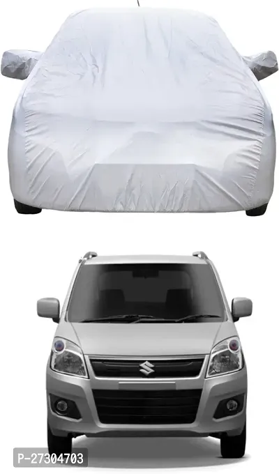 Hms Car Cover For Maruti Suzuki Sx4 (With Mirror Pockets) (Silver, For 2008, 2009, 2006, 2007, 2013, 2005, 2014, 2015, 2012, 2011, 2010, 2016, 2017 Models)-thumb0