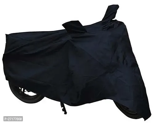 Classic Two Wheeler Cover For Bajaj Ct 100, Black-thumb0