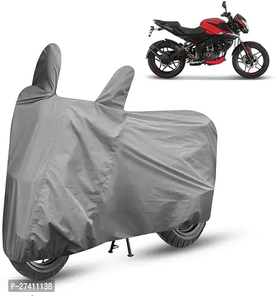 Autoretail Two Wheeler Cover for Bajaj Pulsar 160 NS DTS i Grey-thumb0