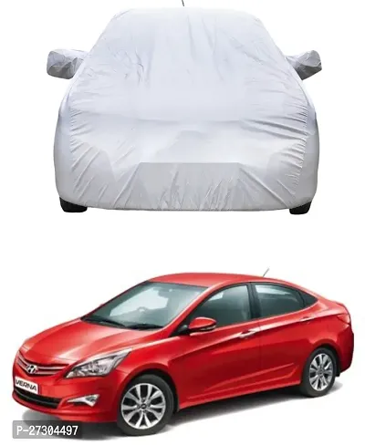 Classic Car Cover For Hyundai Xcent Without Mirror Pockets-thumb0