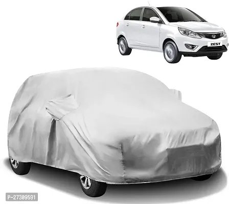 Designer Car Cover With Mirror Pockets For Tata Zest