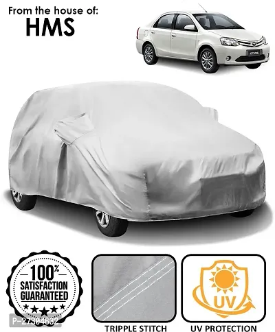 Hms Car Cover For Ford Figo (With Mirror Pockets) (Silver, For 2008, 2009, 2006, 2007, 2013, 2005, 2014, 2015, 2012, 2011, 2010, 2016, 2017 Models)