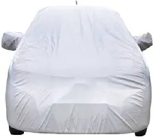 Autoretail Car Cover For Tata Tiago (With Mirror Pockets) (Silver)-thumb1