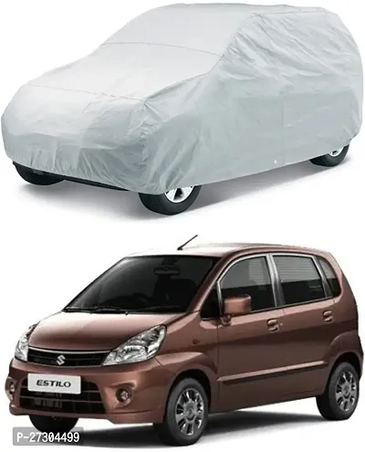 Classic Car Cover For Maruti Suzuki Zen Without Mirror Pockets-thumb0