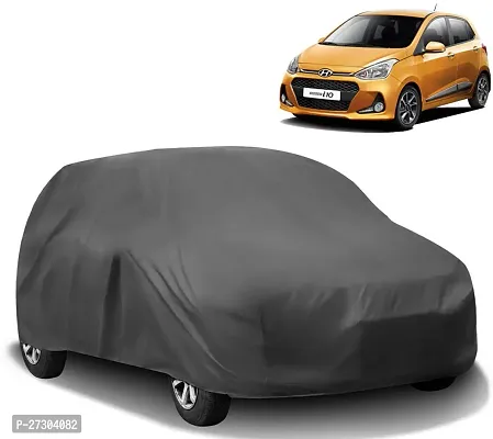 Hms Car Cover For Hyundai Grand I10 (Without Mirror Pockets) (Grey)