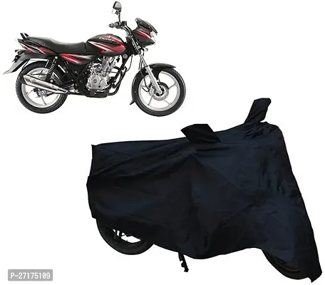 Whitefox Two Wheeler Cover For Bajaj (Discover 125 Dts-I, Black)