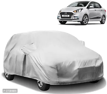 Hms Car Cover For Hyundai Xcent (With Mirror Pockets) (Silver)