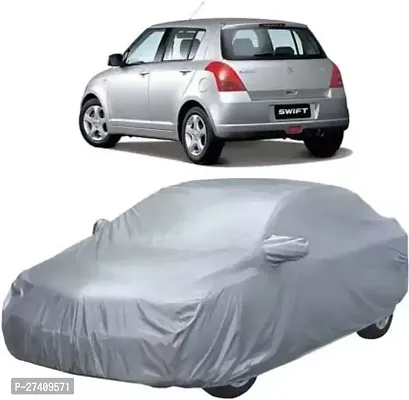 Stylish Car Cover For Maruti Suzuki Swift - With Mirror Pockets - Grey