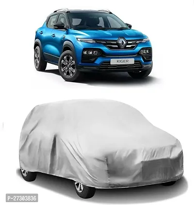 Hms Car Cover For Renault Kiger (Without Mirror Pockets) (Silver)