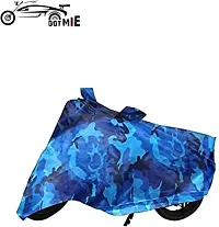 Stylish Waterproof Two Wheeler Cover For Universal For Bike Blue-thumb3