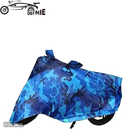 Stylish Waterproof Two Wheeler Cover For Universal For Bike Blue-thumb4