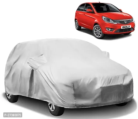 Hms Car Cover For Tata Bolt (With Mirror Pockets) (Silver)