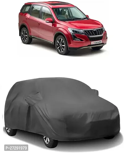 Classic Car Cover For Mahindra Xuv 500 ,With Mirror Pockets ,Grey-thumb0