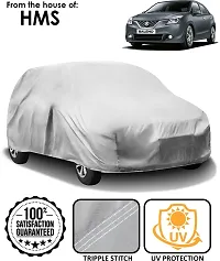 Hms Car Cover For Maruti Suzuki Baleno (Without Mirror Pockets) (Silver)-thumb1