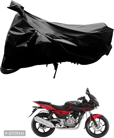 Creeper Two Wheeler Cover For Bajaj (Pulsar 220 Dts-I, Black)-thumb0