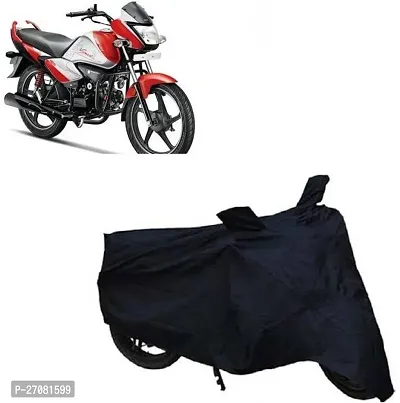 Autoretail Two Wheeler Cover For Hero (Splendor I Smart, Black)