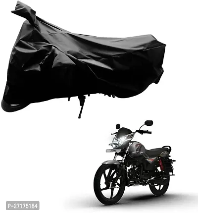 Autoretail Two Wheeler Cover For Mahindra (Pantero, Black)-thumb0