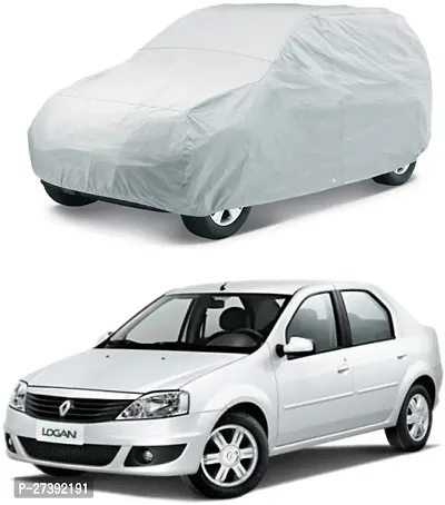 Hms Car Cover For Mahindra Logan (Without Mirror Pockets) (Silver, For 2008, 2009, 2006, 2007, 2013, 2005, 2014, 2015, 2012, 2011, 2010, 2016, 2017 Models)-thumb0