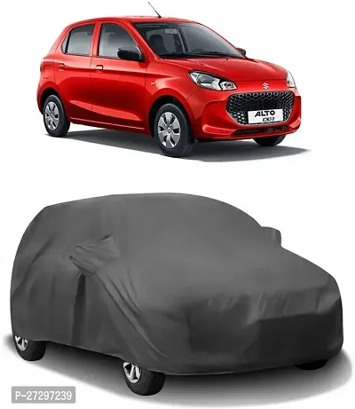 Autoretail Car Cover For Maruti Suzuki Alto K10 (With Mirror Pockets) (Grey)