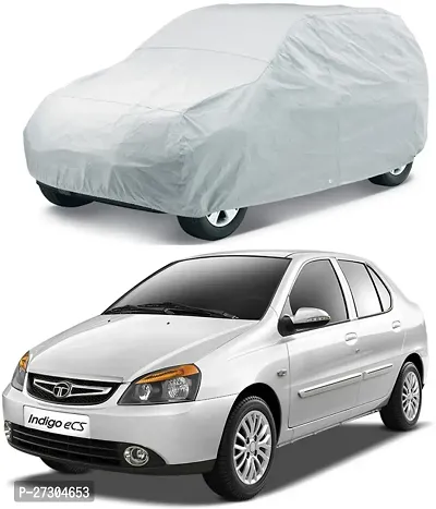 Hms Car Cover For Maruti Suzuki Zen (Without Mirror Pockets) (Silver, For 2005 Models)-thumb0