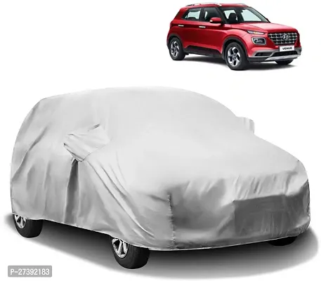 Hms Car Cover For Hyundai Venue (With Mirror Pockets) (Silver)