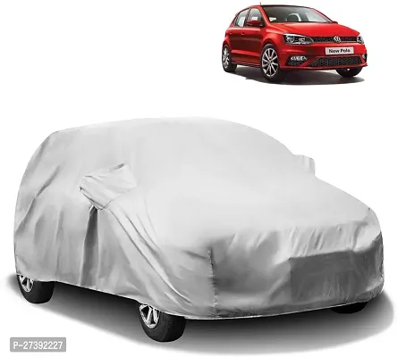 Hms Car Cover For Volkswagen Polo (With Mirror Pockets) (Silver)-thumb0