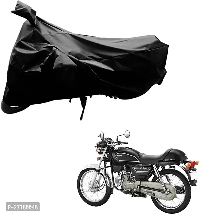 Water-resistant Two Wheeler Bike Cover For Hero Splendor Pro Classic Black-thumb0