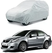 Hms Car Cover For Volkswagen Vento (With Mirror Pockets) (Silver, For 2008, 2009, 2006, 2007, 2013, 2005, 2014, 2015, 2012, 2011, 2010, 2016, 2017 Models)-thumb1