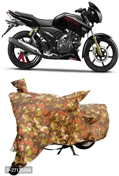 Two Wheeler Cover For Tvs (Apache Rtr 180, Multicolor)-thumb0