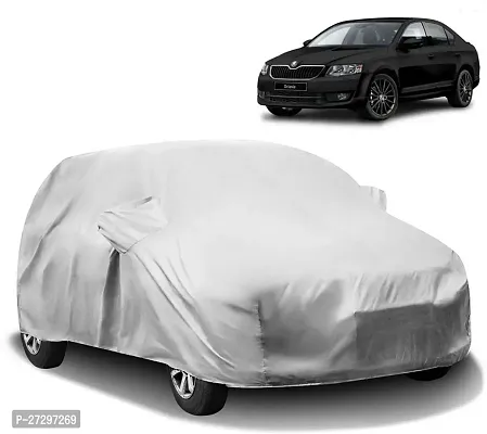 Autoretail Car Cover For Skoda Octavia (With Mirror Pockets) (Silver)