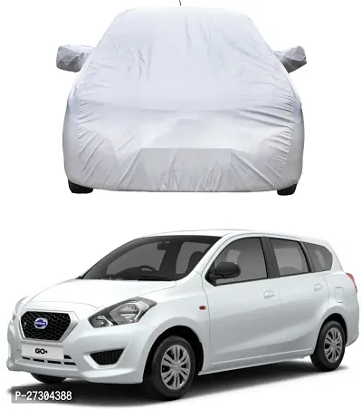 Classic Car Cover For Datsun Go+ Without Mirror Pockets-thumb0