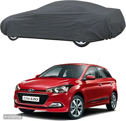 Autoretail Car Cover For Hyundai Elite I20 (Without Mirror Pockets) (Grey)