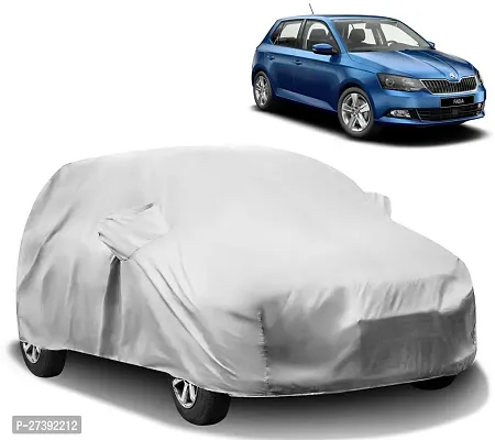 Hms Car Cover For Skoda Fabia (With Mirror Pockets) (Silver)