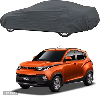 Hms Car Cover For Mahindra Kuv100 (Without Mirror Pockets) (Grey, For 2014, 2015, 2016, 2017 Models)-thumb2