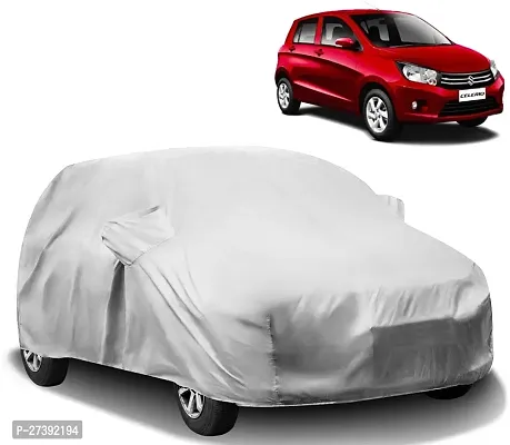 Hms Car Cover For Maruti Celerio (With Mirror Pockets) (Silver)