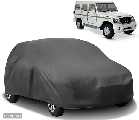 Designer Car Cover Without Mirror Pockets For Mahindra Bolero