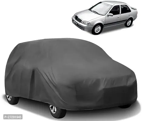 Classic Car Cover For Maruti Esteem ,Without Mirror Pockets ,Grey