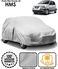 Hms Car Cover For Maruti Suzuki Swift (With Mirror Pockets) (Silver, For 2012, 2011, 2010, 2009 Models)-thumb1