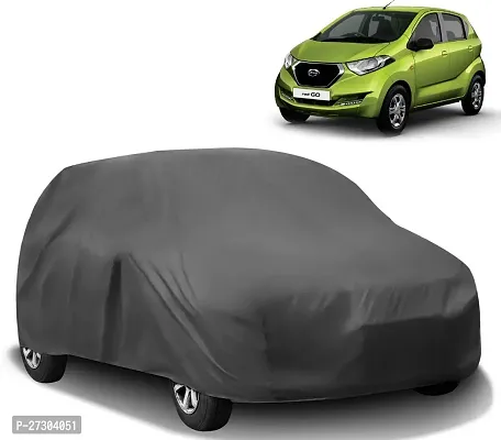 Hms Car Cover For Datsun Redi-Go (Without Mirror Pockets) (Grey)