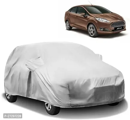 Autoretail Car Cover For Ford Fiesta (With Mirror Pockets) (Silver)