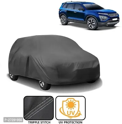 Classic Car Cover For Tata Safari ,6 Seater ,Without Mirror Pockets ,Grey