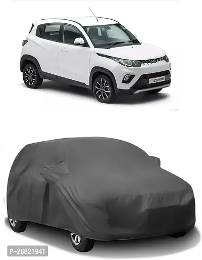 Car Cover For Mahindra Kuv100 Nxt With Mirror Pockets-thumb0