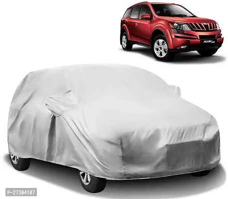 Hms Car Cover For Mahindra Xuv 500 (With Mirror Pockets) (Silver)