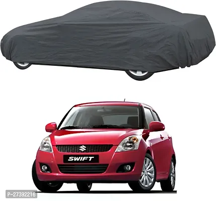 Hms Car Cover For Maruti Suzuki Swift (Without Mirror Pockets) (Grey, For 2008, 2009, 2006, 2007, 2013, 2005, 2014, 2015, 2012, 2011, 2010, 2016, 2017 Models)-thumb0