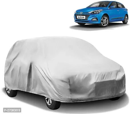 Hms Car Cover For Hyundai Elite I20 (Without Mirror Pockets) (Silver)