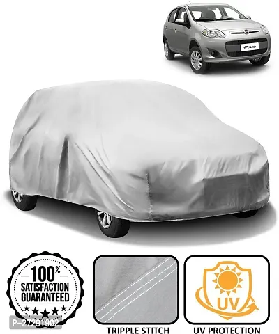 Classic Car Cover For Force Glanza G ,Without Mirror Pockets ,Silver, For 2021 Models-thumb0