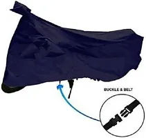 Water Repellent Two Wheeler Cover for Bajaj Pulsar 160 NS DTS-i Blue-thumb4