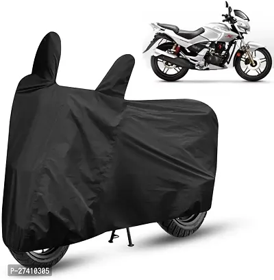 Modern Waterproof Two Wheeler Cover For Hero Cbz Extreme, Black-thumb0